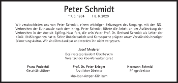 Traueranzeigen Von Peter Schmidt Sz Gedenken De