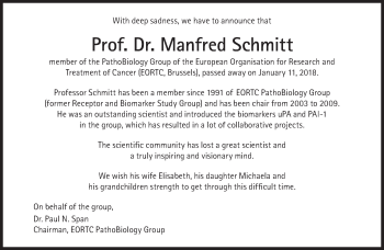 Traueranzeige von Manfred Schmitt von Süddeutsche Zeitung