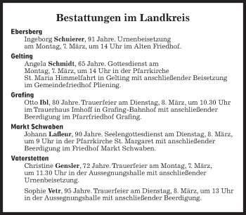 Traueranzeige von Johann Lafeur von Süddeutsche Zeitung