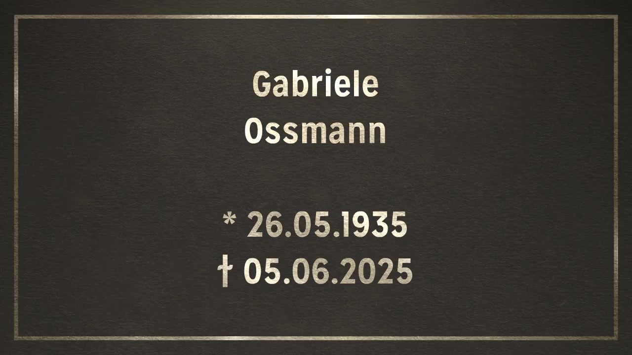 Video zur Traueranzeige 1